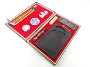 中国　硯箱セット